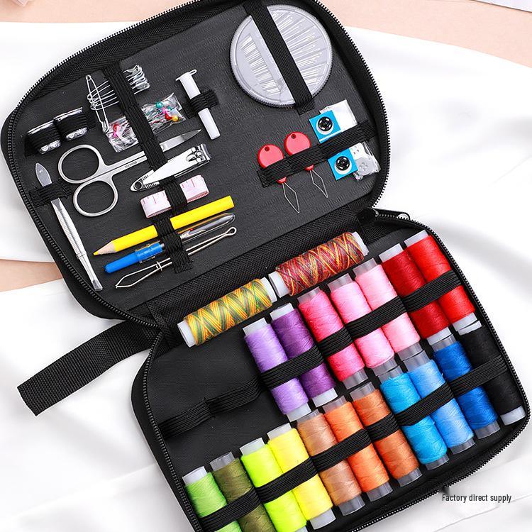 Compact Sewing Kit: Portable, Multifunctional Needle and Thread Set for Home and Dorm Use
