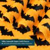 Bat Halloween Fleece Throw Blanket Soft Plush Warm Black Fall Cabin Design for Couch Decorative Autumn Home Accessories