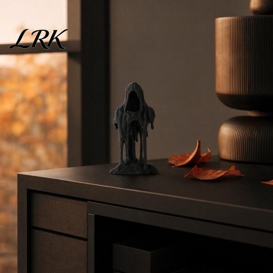 Durable 3D Prints Printed Grim Reaper Statue Decor, Halloween Desk Figurine, Cute & Spooky High Quality Models Ornament, Home Office Shelf Decor Gift