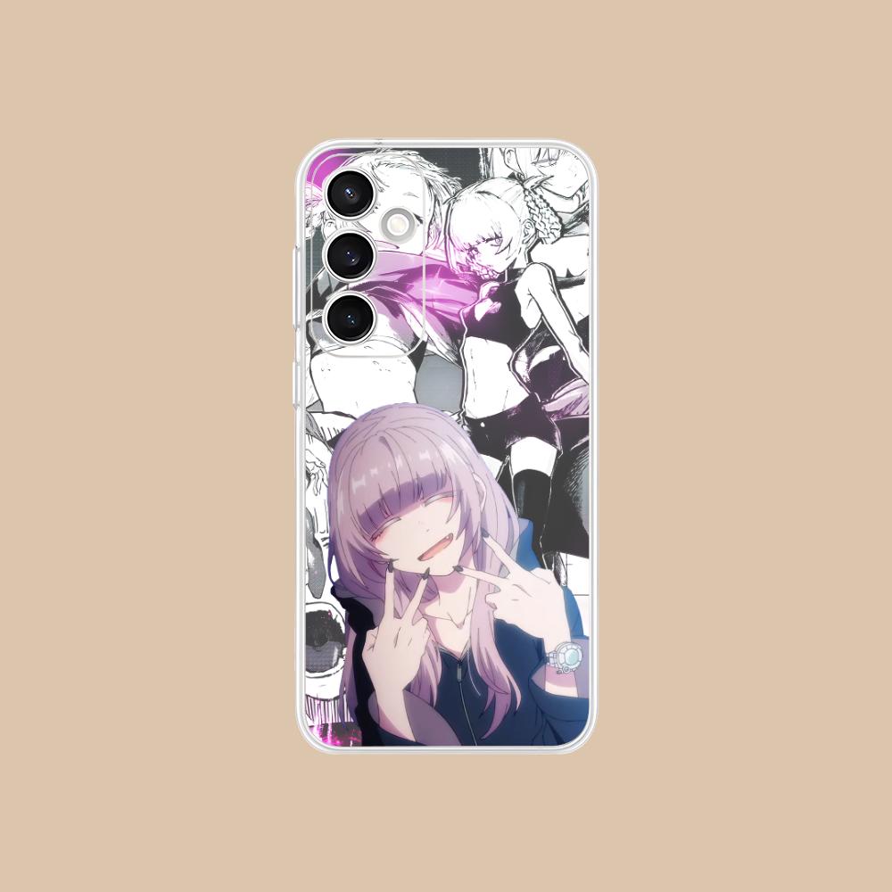 Call Night Nazuna Clear Mobile Phone Case for Samsung Galaxy S25 S24 S23 S22 S21Plus FE Ultra Colorful Cover