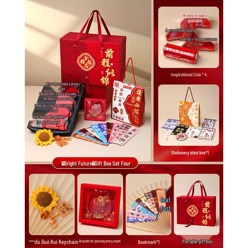 Motivational Gift Box for Exam Success: Ideal for Students and Adults Celebrating Milestones