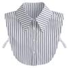 Detachable Stripe Shirt Fake Collar Commute Comfortable Fake Hand Sleeves Decorative Easy To Wear False Wrist Cuffs Photo Props
