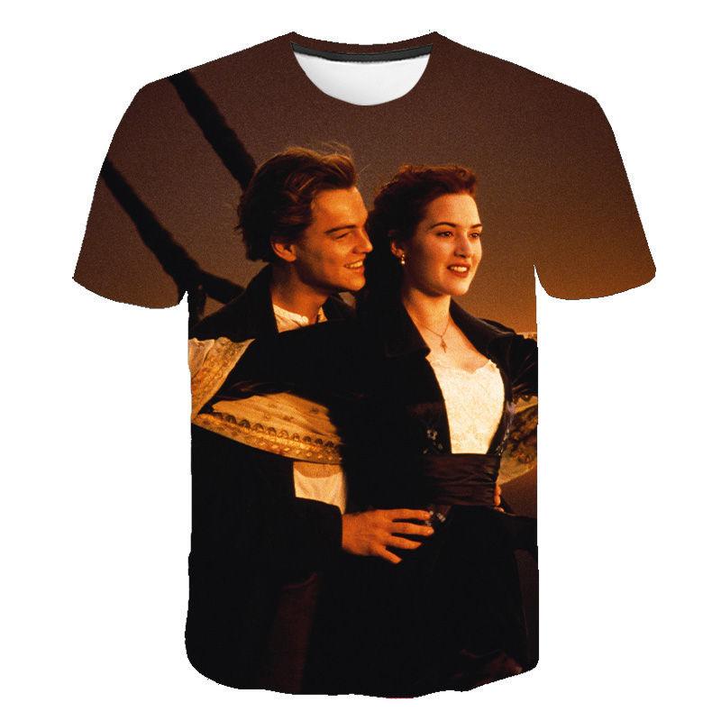 Titanic Movie 3D Printed T-Shirts Men Women Casual Fashion Streetwear Oversized Short Sleeve T Shirt Male Tees Tops Man Clothing
