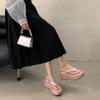 Small Flip-flops Sandals, New Outer Wear, Summer Feeling, Fashion Increase, Thick Bottom Slope Heel, Summer Slippers Women