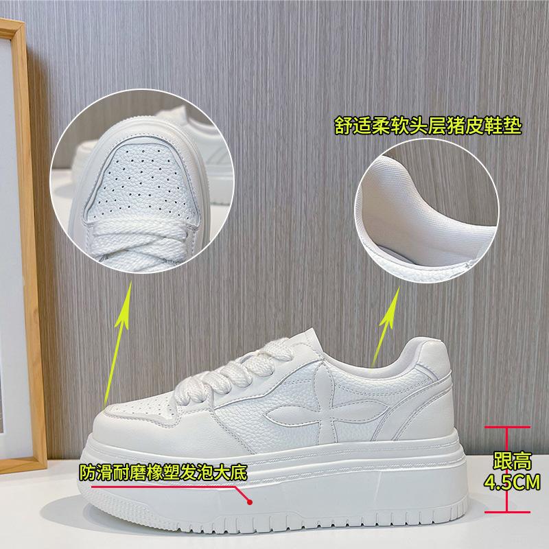 Little white shoes women's 2025 spring new casual versatile board shoes women's platform sports fashion women's shoes