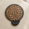 Ventaglio a mano pieghevole tascabile Modello Calcio Stampa Leopardo Ventaglio Novità Rotondo Esterno