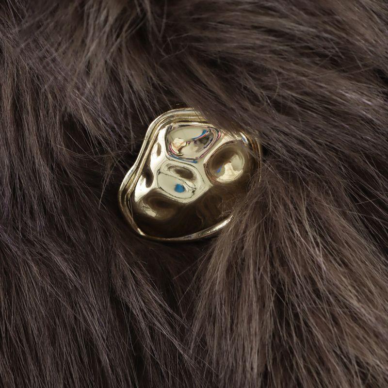 Kaslead New Women clothes Western Style Fashion Simple and Versatile Thickened Artificial Fur Outerwear