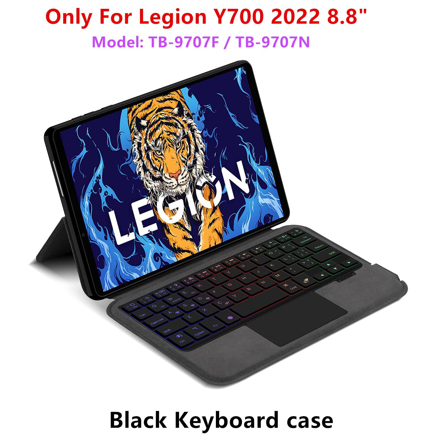Billentyűzetes tok Lenovo LEGION Y700 2025 TB322FC 8.8-hoz Borító Funda Legion Y700 1. 2. 3. 4. 5. Generációhoz 8.8  Táblagép tok English Layout