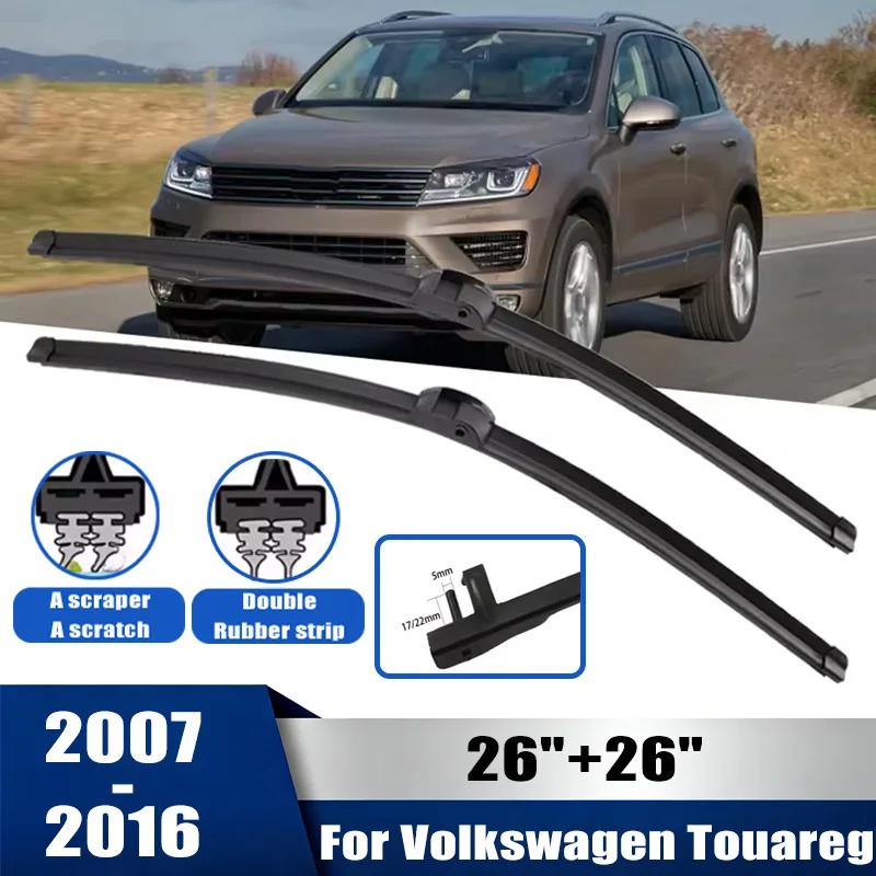 2pcs Wiper Front Wiper Blades Set For Volkswagen Touareg 2007-2016 2008 Windshield Windscreen Window 26 +26  Car Accessories 2pcs