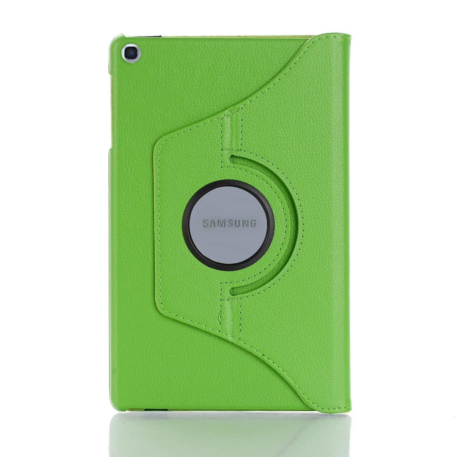 Pour Samsung Galaxy Tab A7 T500 Étui Support Rotatif à 360 Degrés Housse de Tablette Samsung Galaxy Tab A8 10.5 X200 X205 A7 8.7 T220 A8(10.5) X200 X205 vert