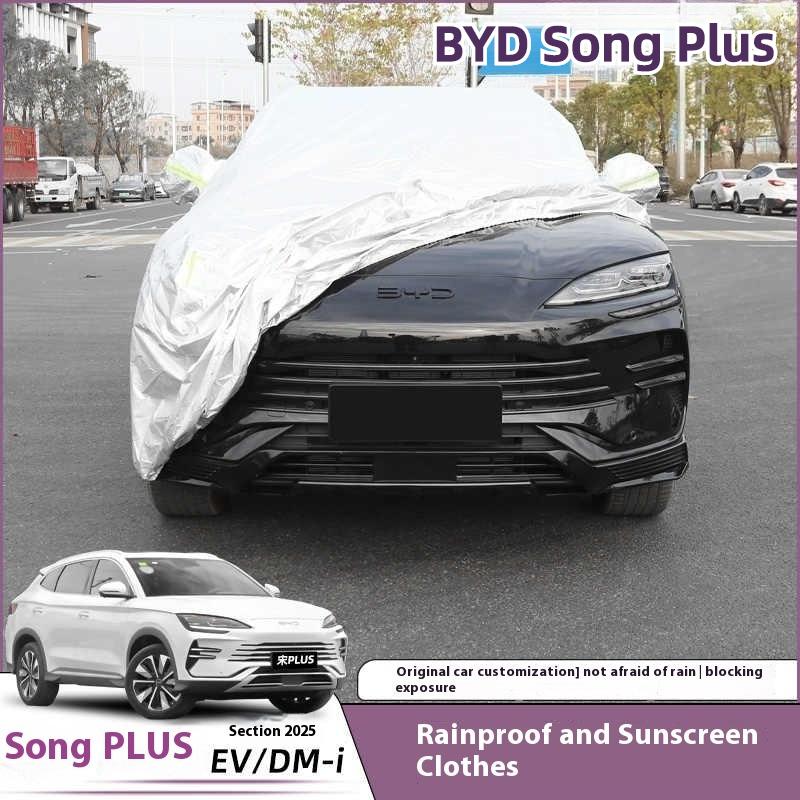 For BYD Song Plus DMI Seal U Sealion 6 Car Cover Rain Sun Protection All-Weather Car Sunshade Car Accessories