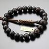 Special Jodo Shinshu Buddhist Prayer Beads for 20 Matte Striped Ebony with Cord Tassel Buddhist Prayer Kyoto Prayer Natural Memorial My Prayer Prayer