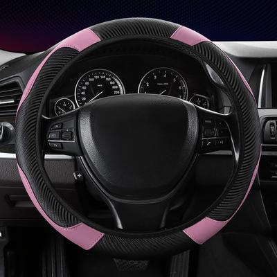 Soft Touch Carbon Fiber Steering Wheel Cover Improves Handling and Style