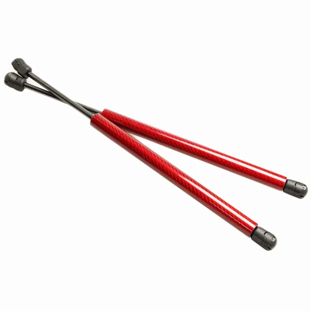 JINGLINGKJ Hood Damper Set of Red Carbon for Subaru Forester SK Series Crossover Vehicle Inspection Automotive Modification Supplies 2, Fiber, 5-Door