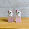 1Pcs Miniature Dollhouse Ice Cream Simulation Ice Drink Model Toy For Doll Accessories Dessert Shop Decoration Kids Gift