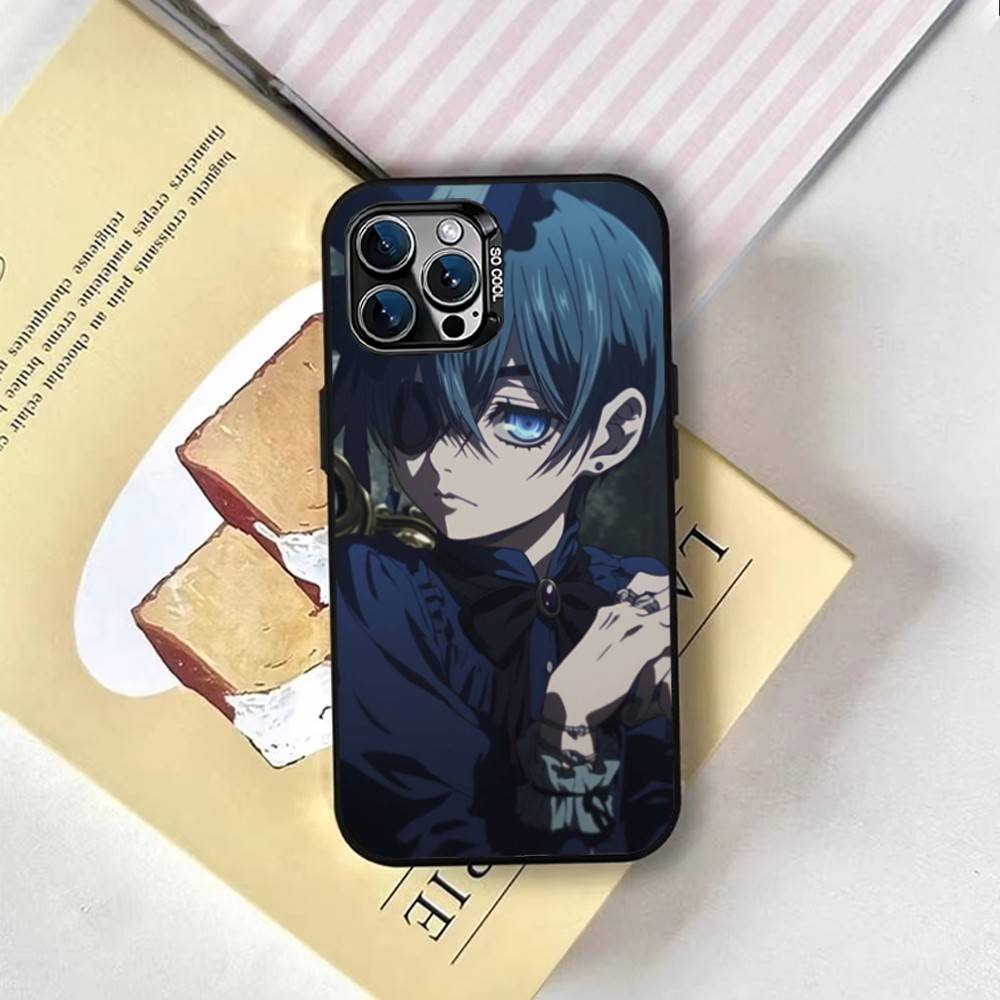 Anime B-Butler Phone Case For iPhone 17,16,15,14,13,12,11 Plus,Pro Max,XS,Colorful Silver Phone case Funda Cover