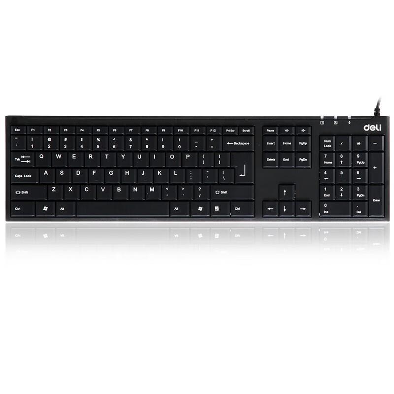Deli 3711 Wired Silent Keyboard and Mouse Combo