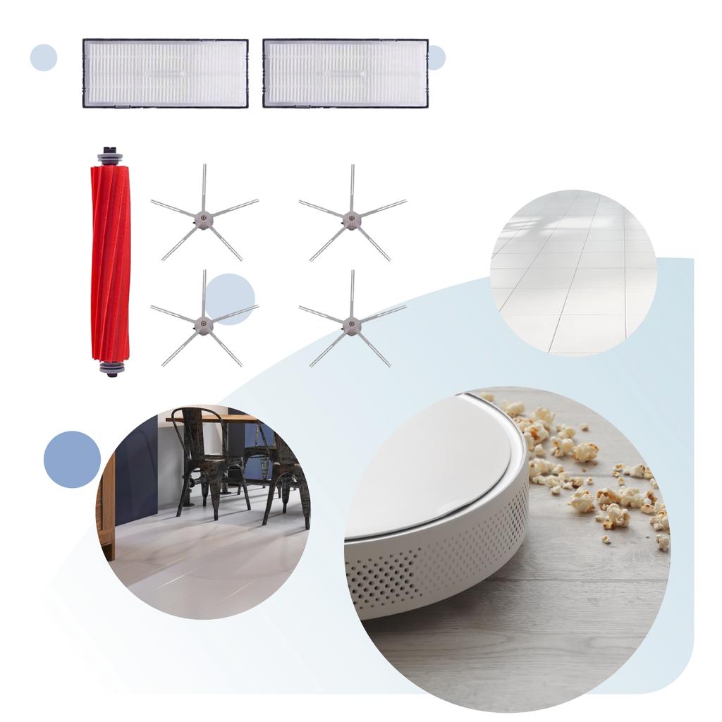 Brush filter kit for Xiaomi Roborock S7 S70 S75 T7 T7S Plus MAX maxv
