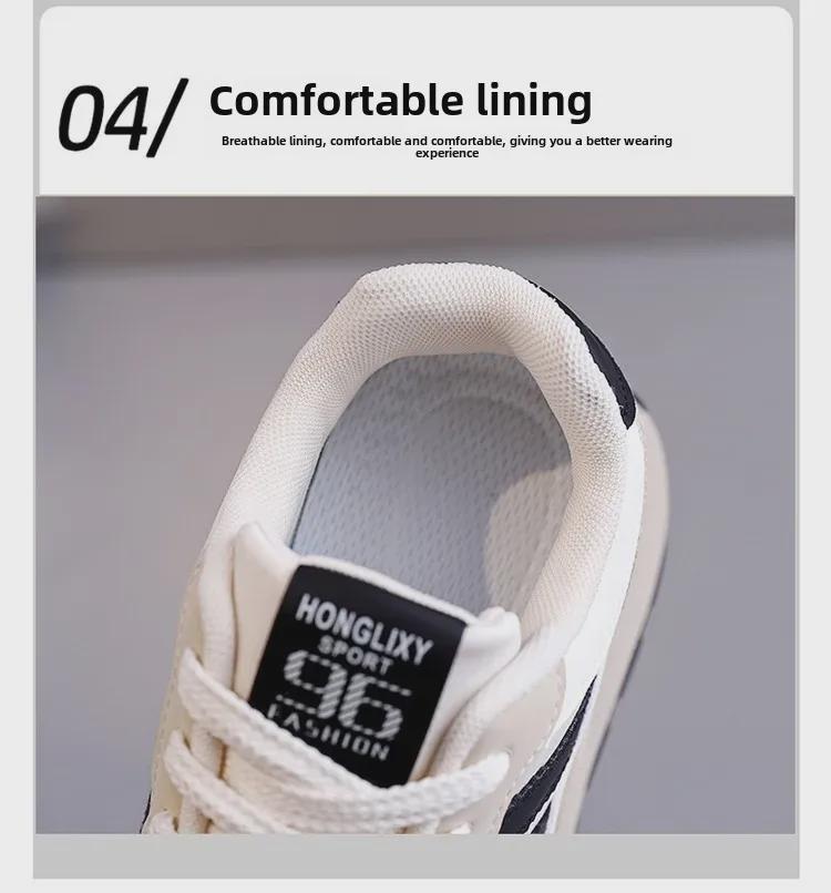 Teniși cu platformă groasă pentru femei, primăvara 2025 – Pantofi casual la modă, stil retro, pentru studenți