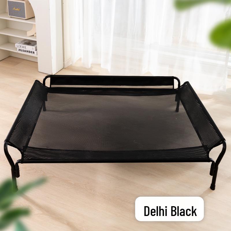 Breathable, Moisture-Proof Pet Bed: Removable & Washable Backrest for Medium to Large Dogs & Cats