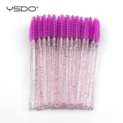50 PCS Einweg Kristall Wimpern Pinsel Mascara Wands Applikator Diamant Wimpern Pinsel Falsche Wimpern Verlängerung Make-Up-Tools