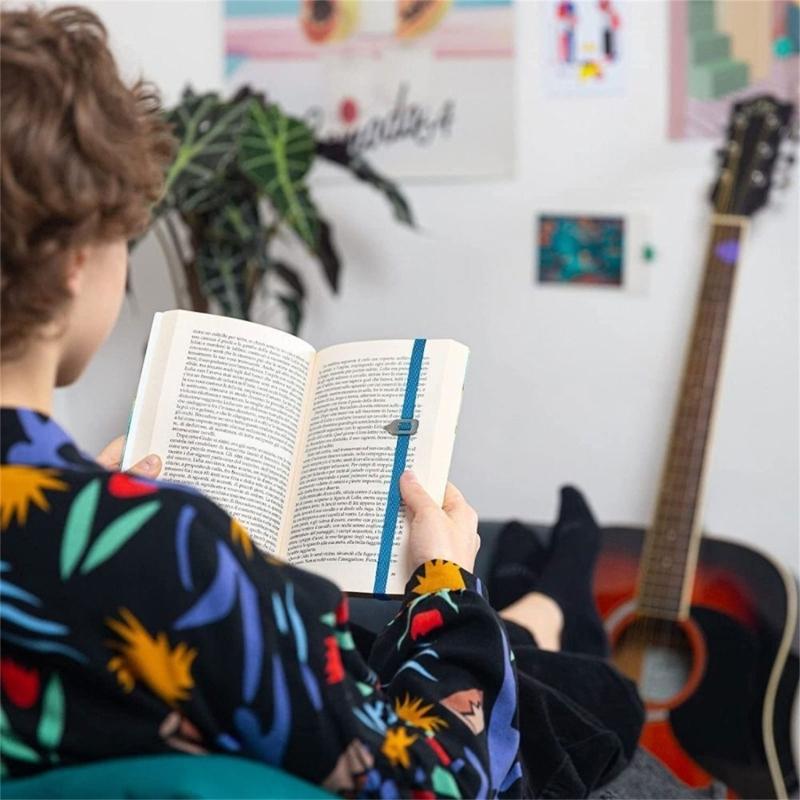 Záložky do diáře s gumičkami a kovovými šipkami do knih, gumičky pro milovníky knih, spisovatele, studenty, učitele