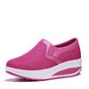 Women Slip-on Loafers Breathable Mesh Casual Walking Shoes Fashion Platform Shoes Rocker Shoes Wedge Heels