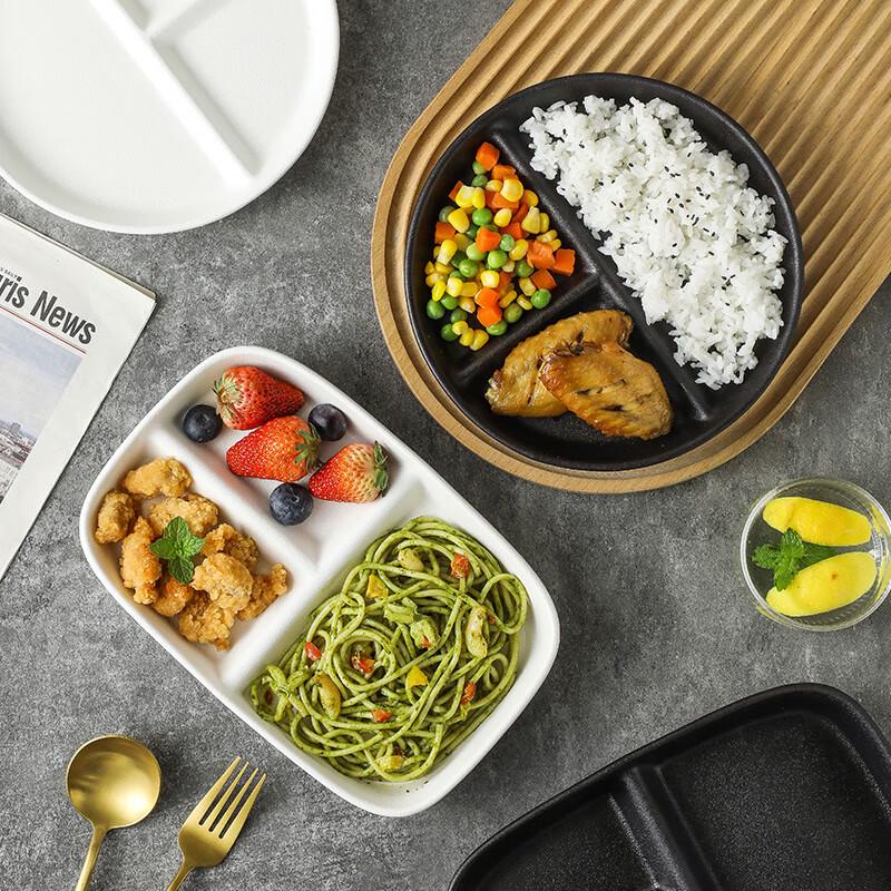 Ceramic Divided Round Plate