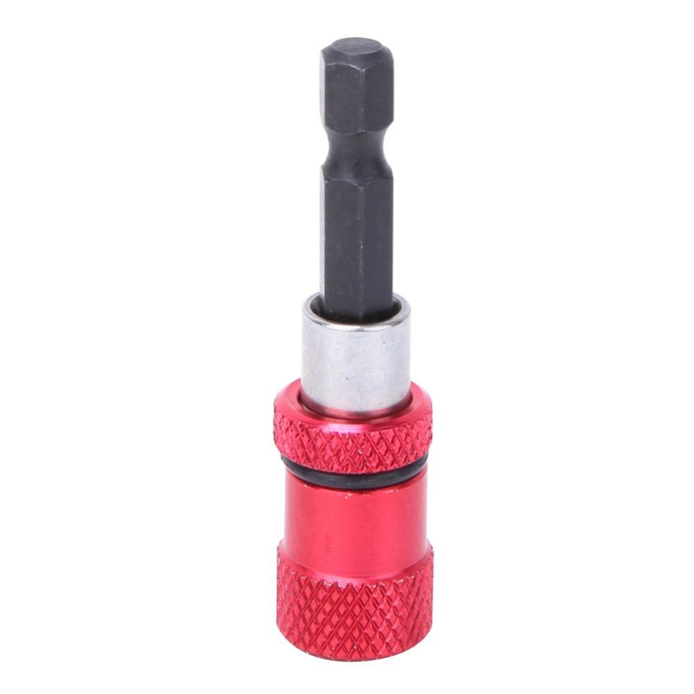 1/4 Inch Hex Shank Screwdriver Bit Holder Stainless Steel Quick Release Bit Extender  Home Repair