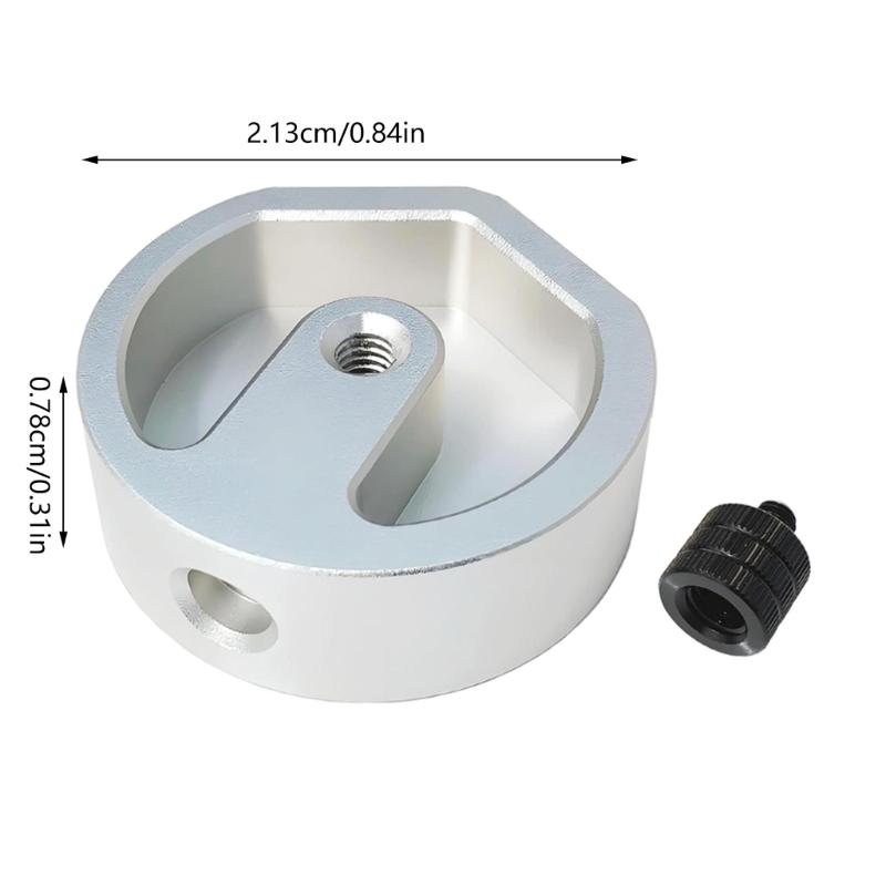 Tripods Adapter Threaded Mount Secure Connection Quick Install Aluminum Mounting Bracket Easy To Use for Devices Mini