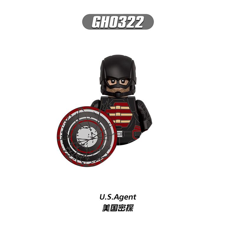 Thunderbolts Black Widow Building Blocks Daredevil  Bricks Taskmaster For Toys Gifts Children Mini Action Figures Party GIFTS