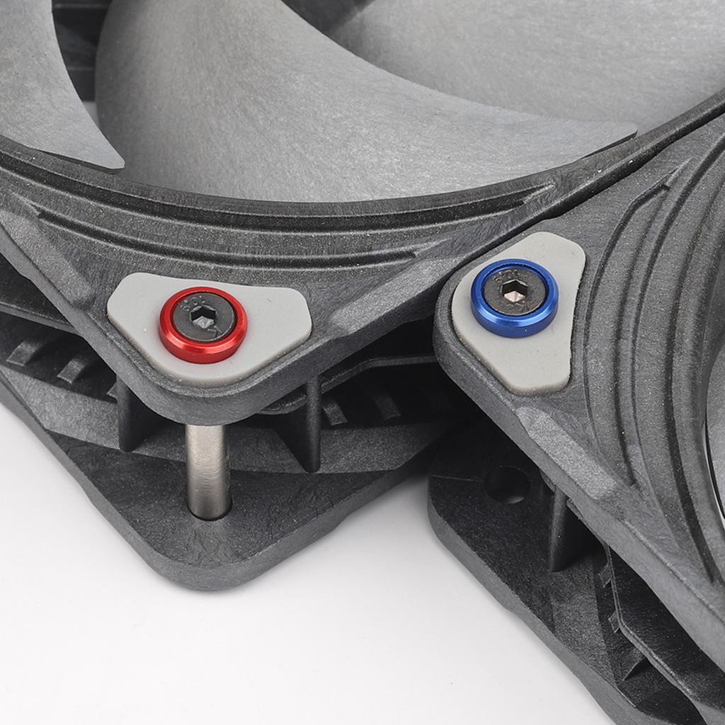 4set High-Quality Metal Screws for 25mm Thickness Computer Fan Flat Head Mount Quality Computer Replacement Screws