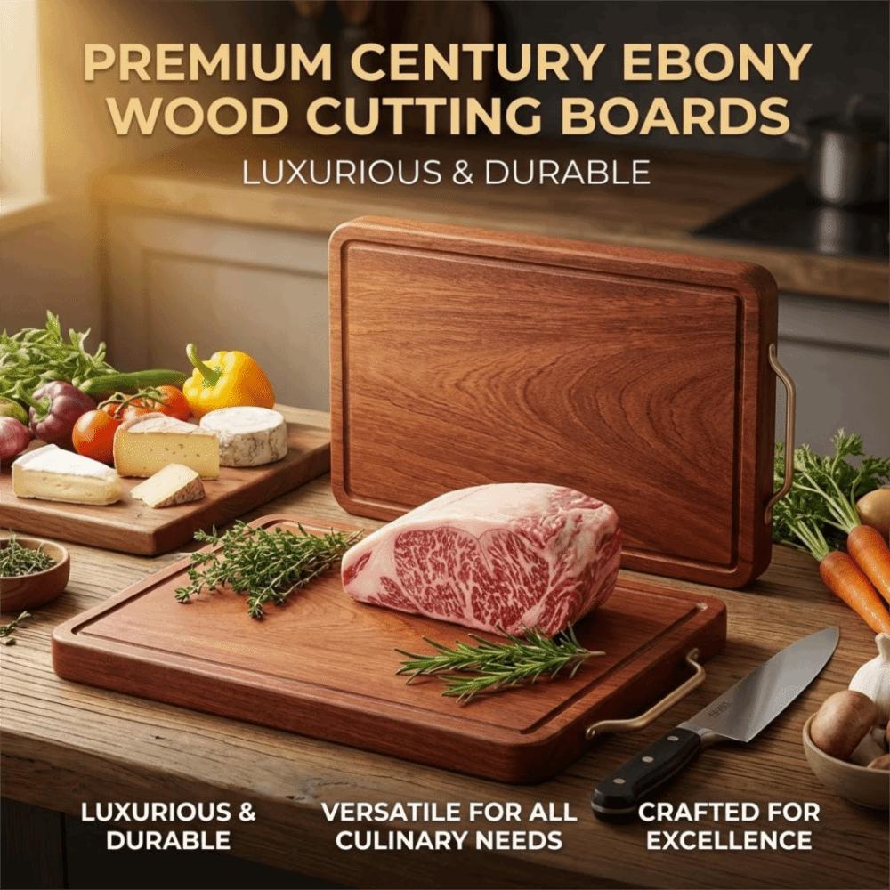 Durable Solid Wood Cutting Board Antibacterial Double-sided Vegetable Cutting Board Ebony Anti Mold Cutting Board Mats Household