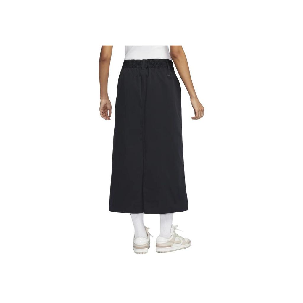 Nike Mode Vielseitig Bequem Lässig Langer Rock Damenröcke Schwarz HQ8023010