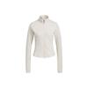 UPF50 Sports Slim Fit Zipper Long Sleeve Jacket Women’s, Earth Brown