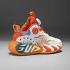 2025 winter new children's cotton shoes, velvet warm and cold-proof boys and girls basketball shoes, rotating buckle student sports shoes