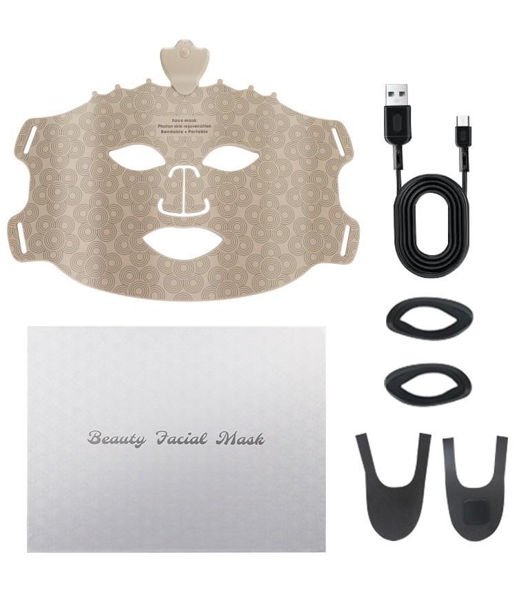 Siebenfarbige LED-Photon-Gesichtsverjüngungsmaske - Für den Heimgebrauch