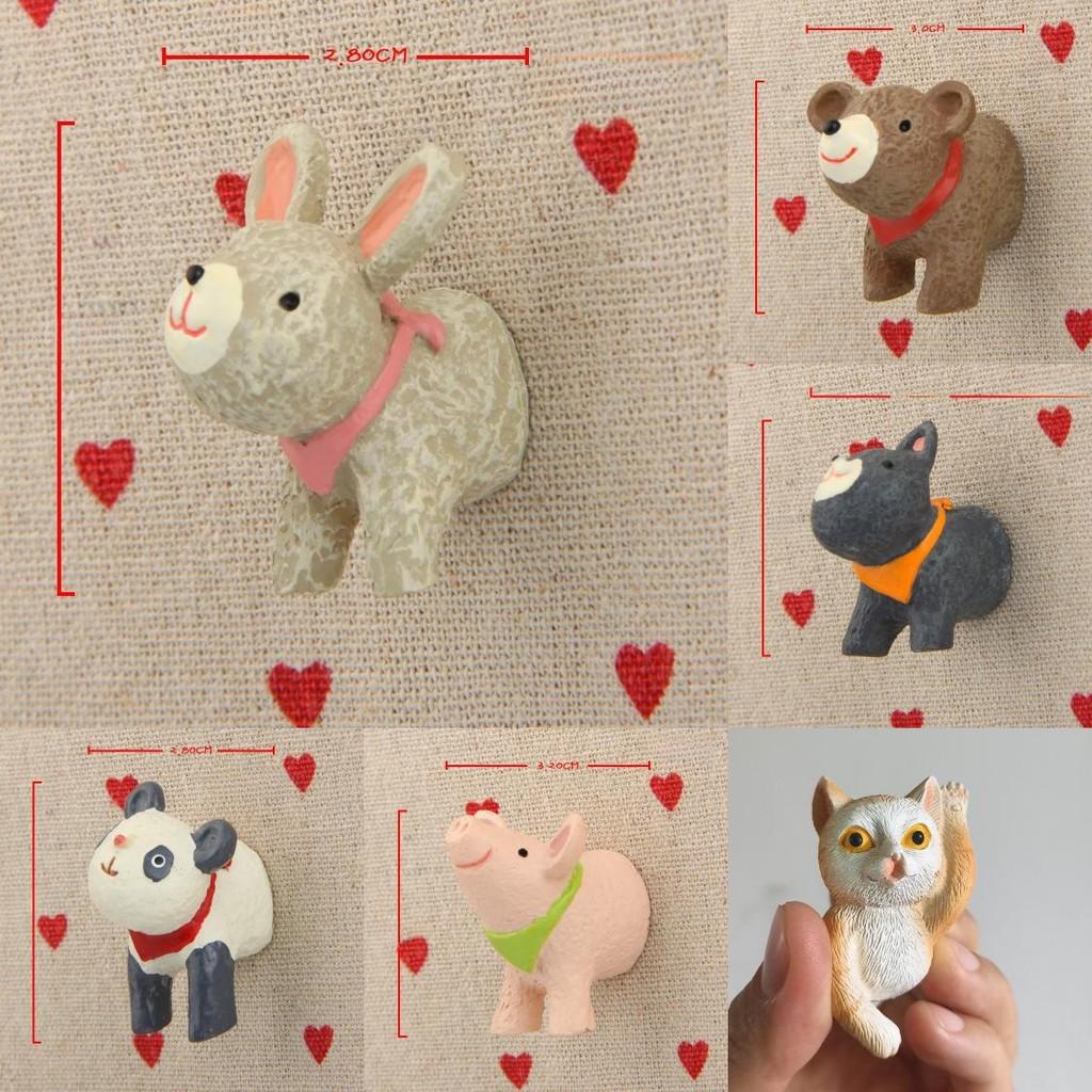 Cartoon Animal Resin Refrigerator Magnets Strong Magnetic Hold Decoration Gift