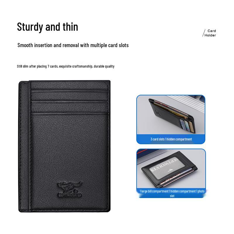 Seven Wolves Erkek Deri Kartlık