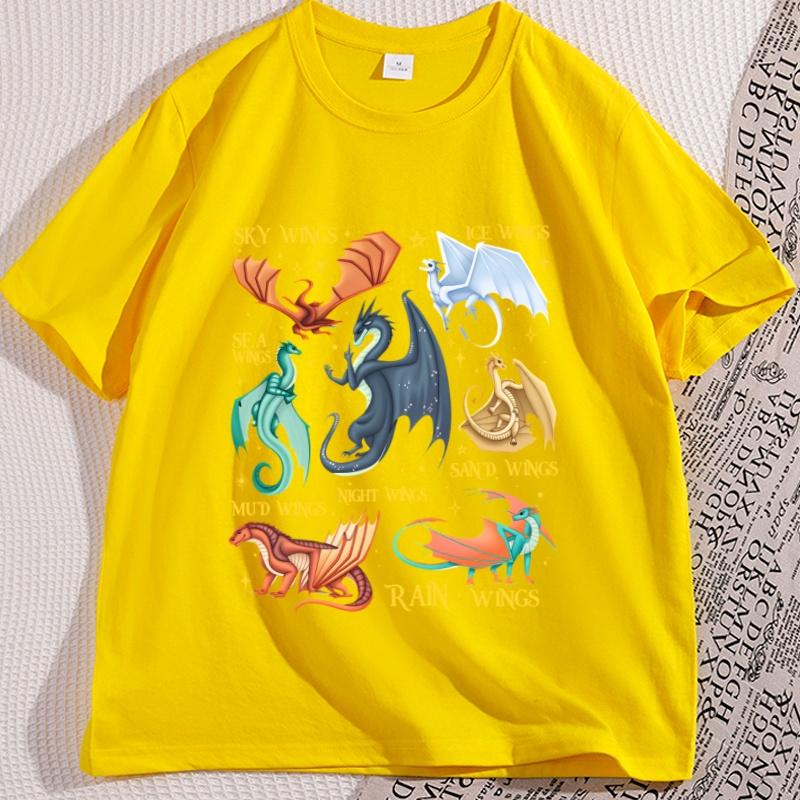 Flügel des Feuers Drachen T-Shirt Königin von Pyrrhia T-Shirt Nightwings Seawings Icewings T-Shirt Drachenliebhaber Geschenk Daemon Targaryen