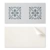 Pack of Self-Adhesive Tiles with Floral Pattern and Ornaments 6x60x30 Cm