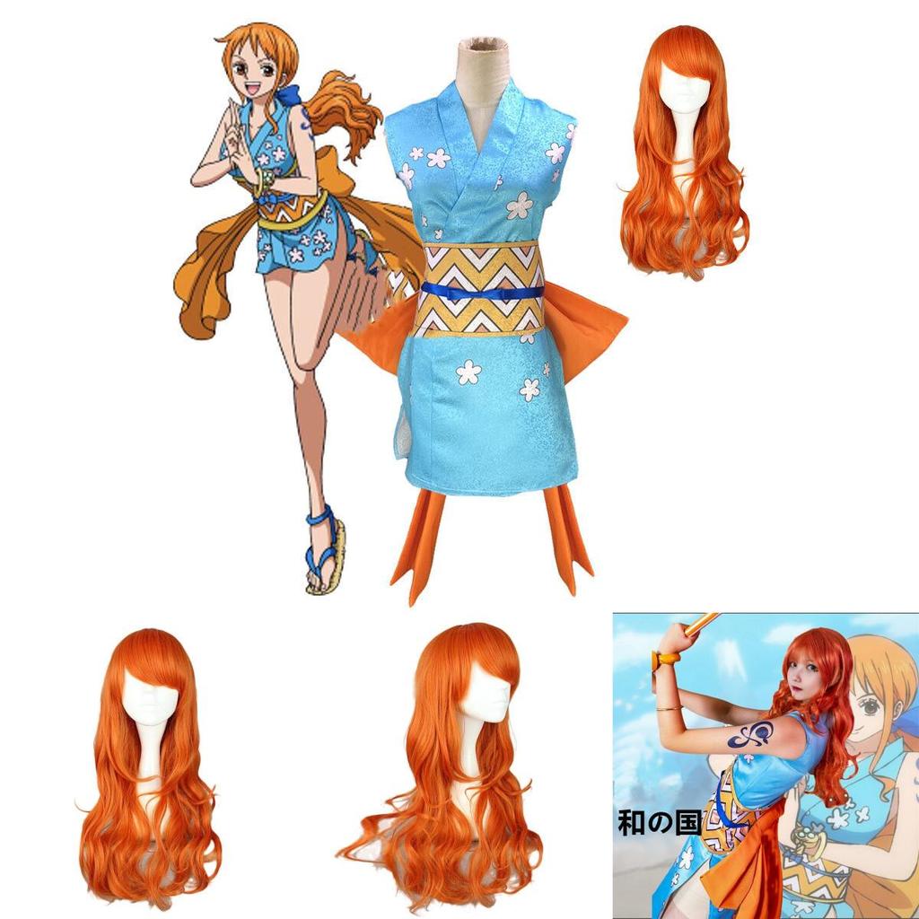 One Piece Nami Wig Costume For Cosplay Halloween And More