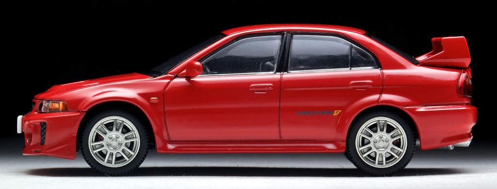 Tomica Limited Vintage Neo Scale Mitsubishi Lancer GSR Evolution V Red 1/64 LV-N187b (Finished Product)