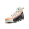 361 AG 4 SOAR CQT Cushioning Slip Resistant Abrasion Resistant Breathable High Top Basketball Shoes Men's White Orange 672411107-4