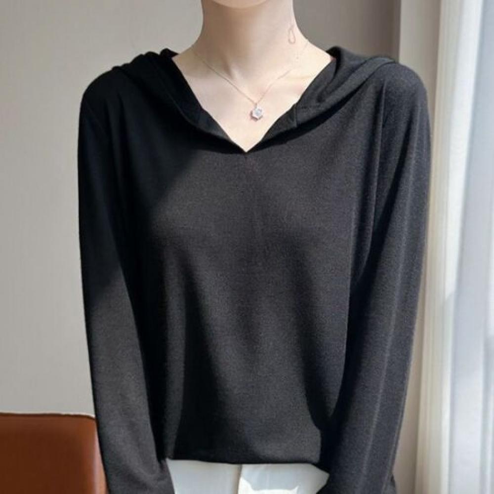 Navava Women Basic Solid Long Sleeve T shirT nT3283