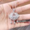 S999 Sterling Silver Year-After-Year Peace Baby Longevity Lock – Pure Silver Full Moon Gift