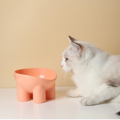 Non-Slip Cat Bowl Pet Water Food Feeder Dog Bowls With Inclination Stand Bowl for Cats Feeder Feeding Bowl Kitten Cat Supplies
