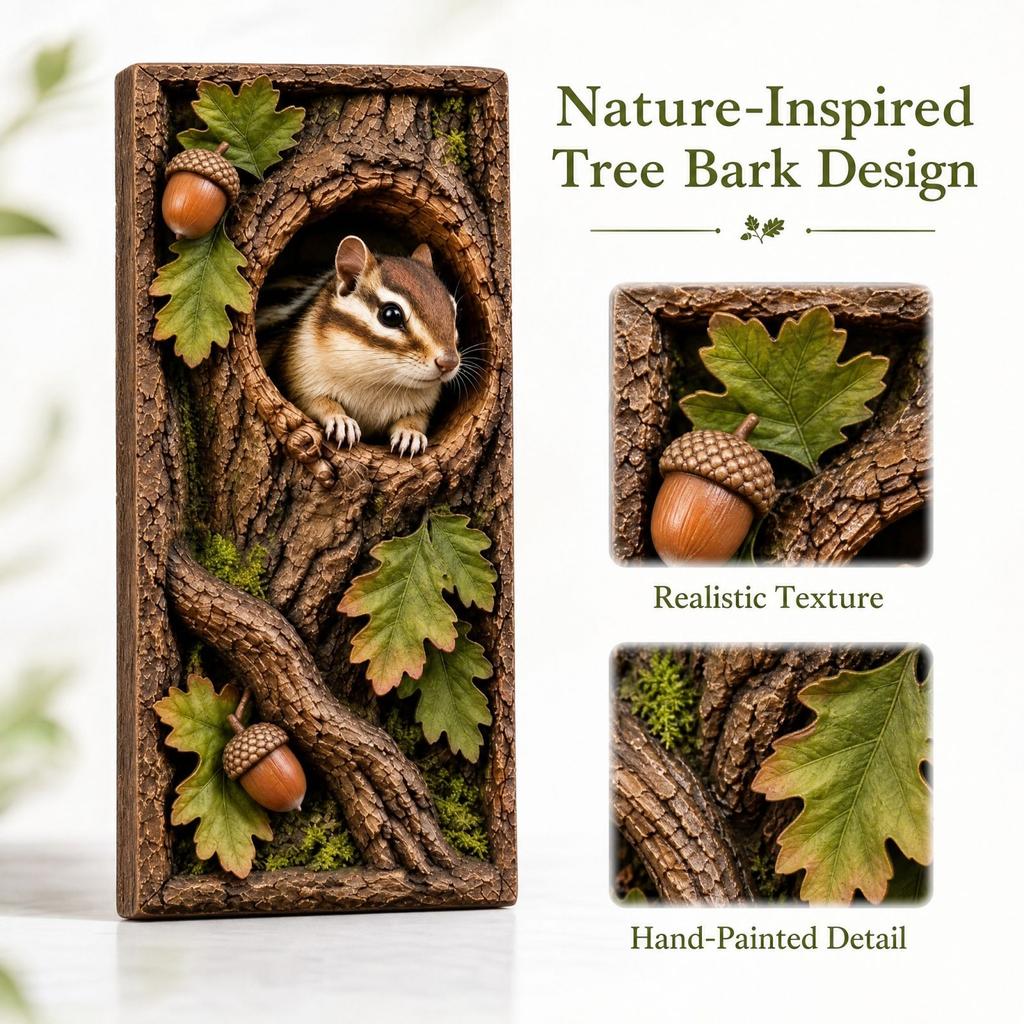 Forest Book Corner Decoration, Animal Bookshelf Decor for Book Lovers
