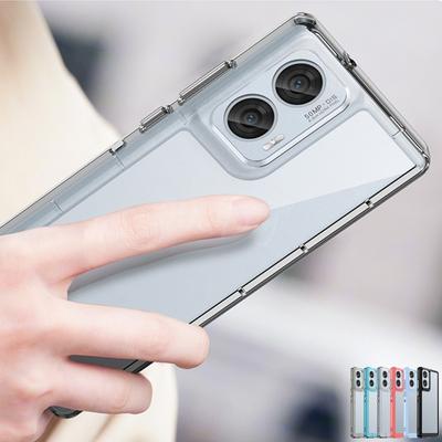 For Motorola Edge 50 Fusion Case Luxury Transparent Silicone Moto Edge 50 Fusion Case Phone Protector Moto Edge 50 Fusion Cover