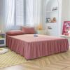 Bed Skirt Simple Fashion Modern Skin-friendly Dust-proof Bedspread Comfortable Bedroom Ruffles Protector Bedcover Korean Sheets